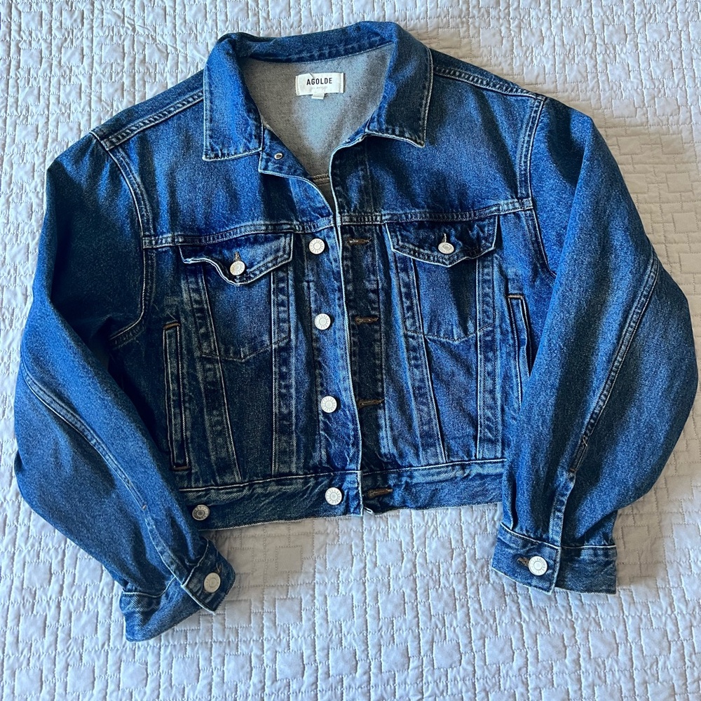 Agolde cropped jean jacket
